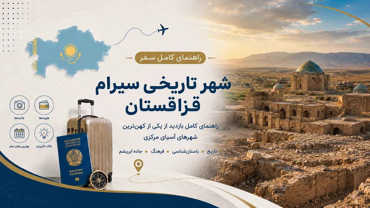 شهر تاریخی سیرام قزاقستان؛ راهنمای کامل بازدید از یکی از کهنترین شهرهای آسیای مرکزی