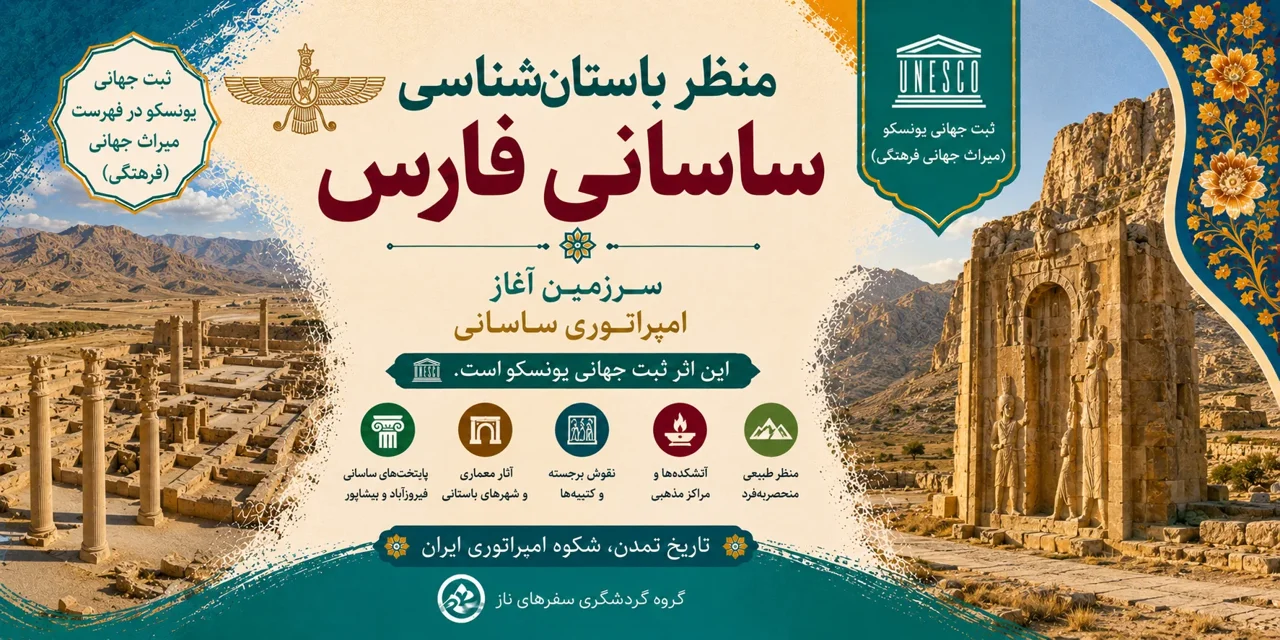 منظر باستانشناسی ساسانی فارس؛ سرزمین آغاز امپراتوری ساسانی