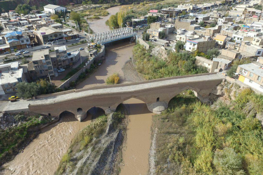 پل خشتی لوشان: شاهکاری از دوره قاجار بر فراز شاهرود
