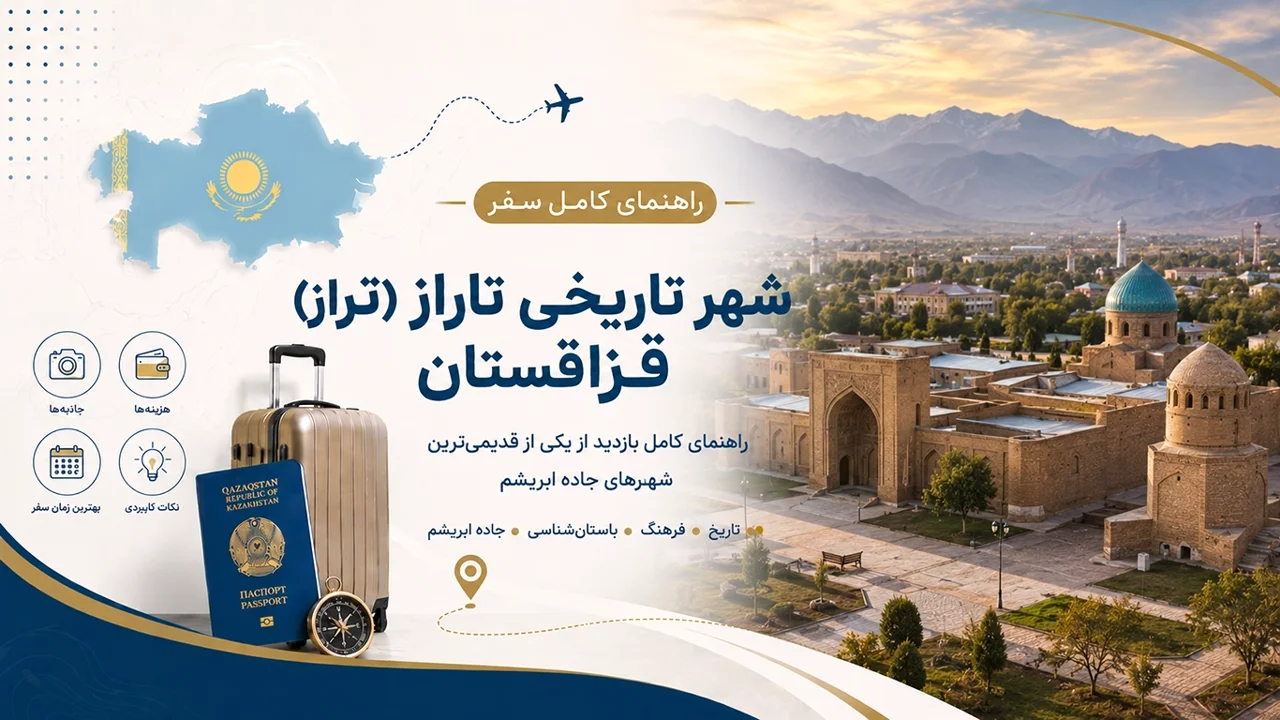 شهر تاریخی تاراز (تراز) قزاقستان؛ راهنمای کامل بازدید از یکی از قدیمیترین شهرهای جاده ابریشم