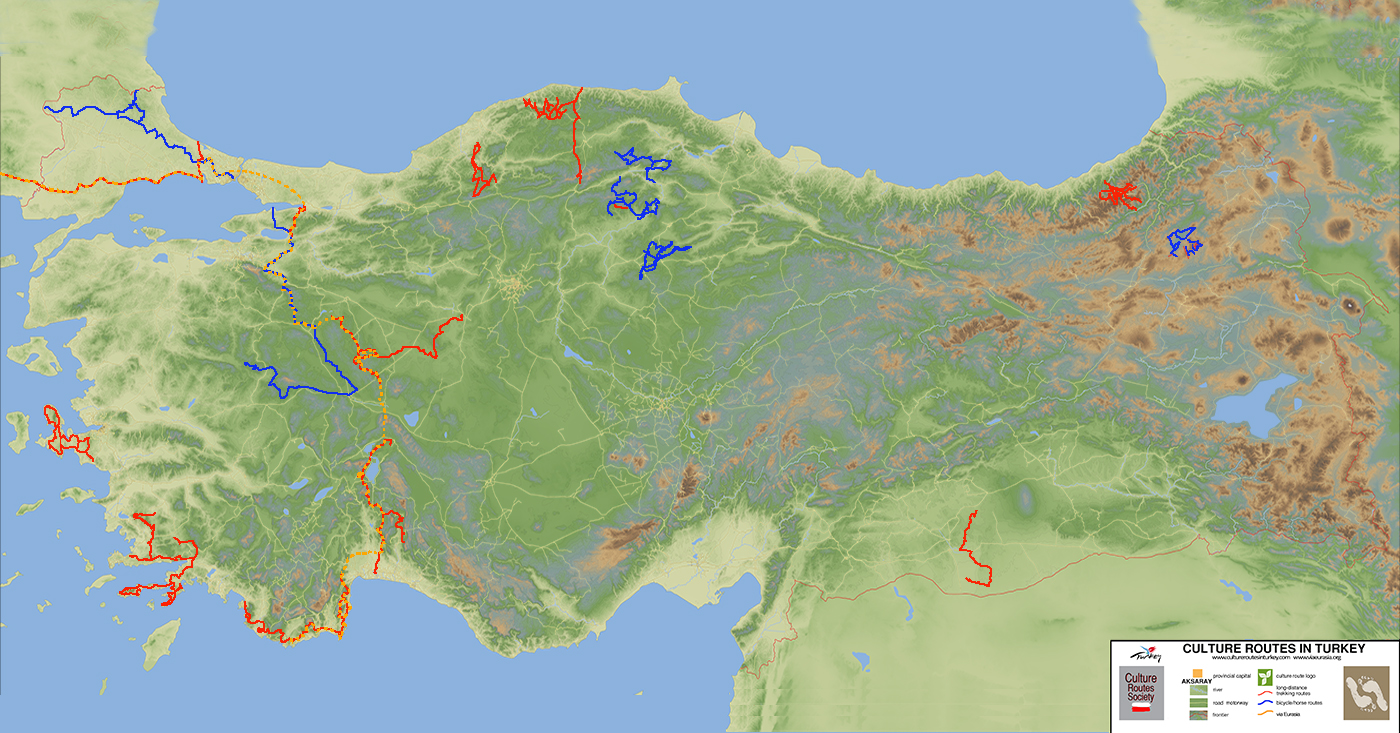 مسیرهای پیاده روی فرهنگی در ترکیه